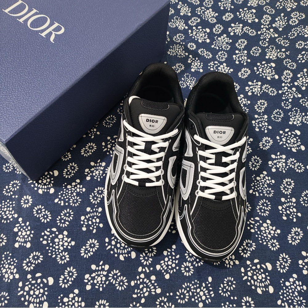 DIOR B30 Black&White Sneakers